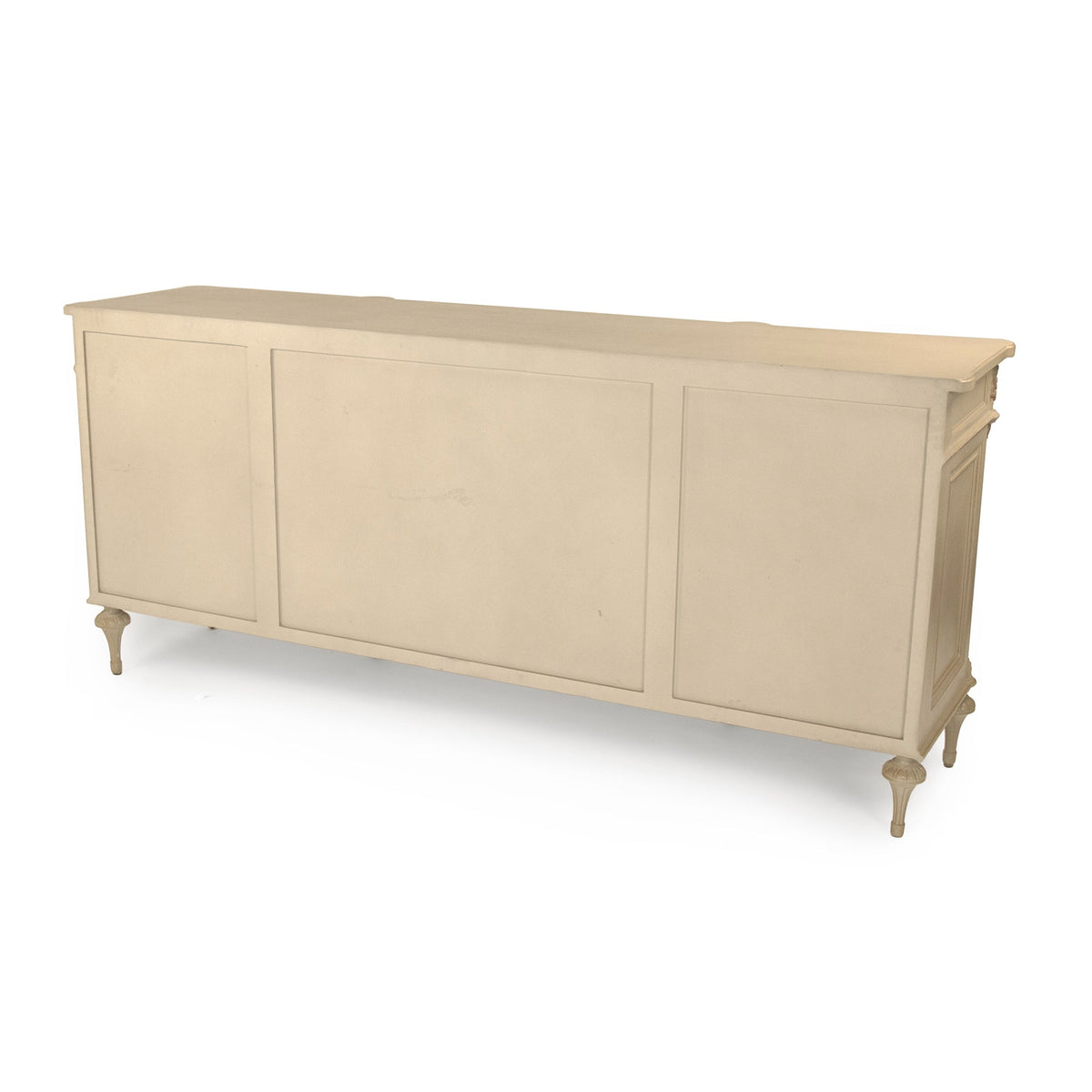 Astor French Painted Birch Buffet in Cream, studio photo 5 of 5 on a white background