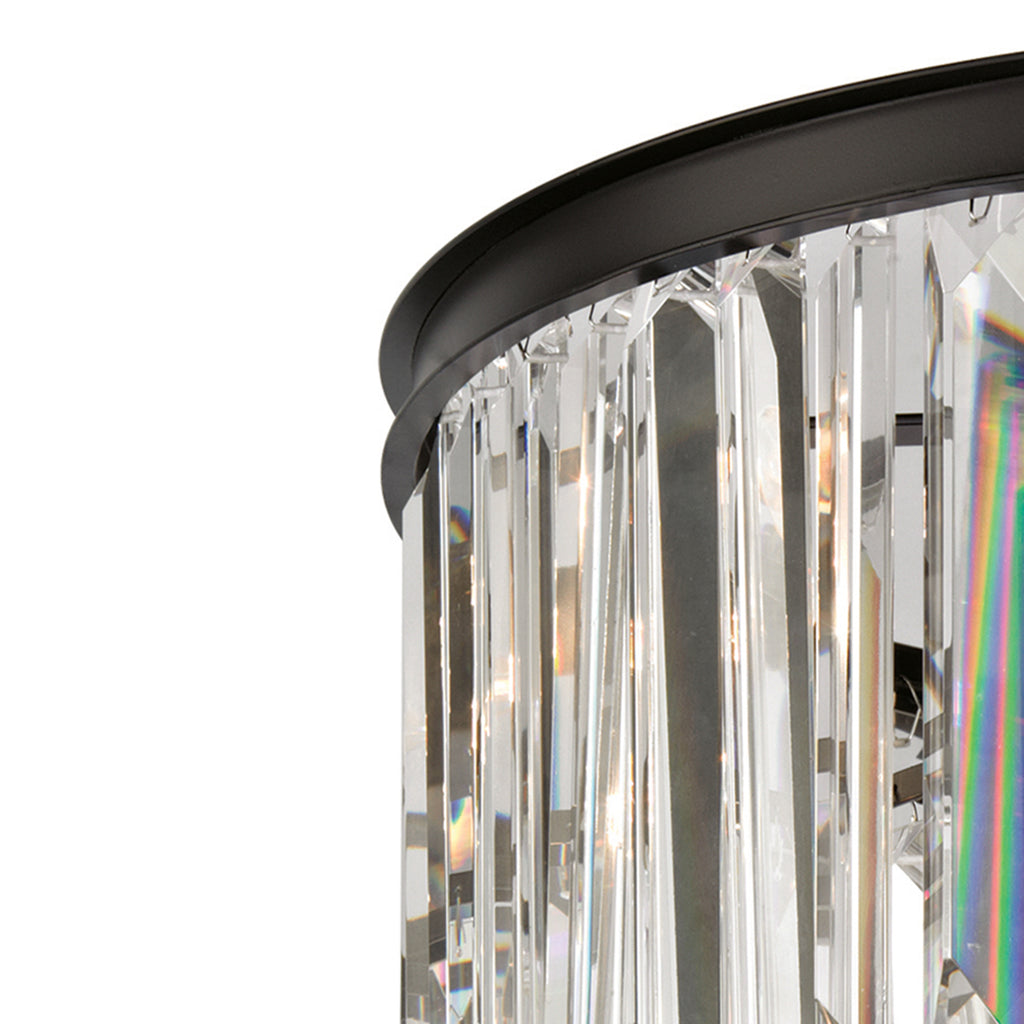 Palacial 26 inch crystal chandelier, additional view
