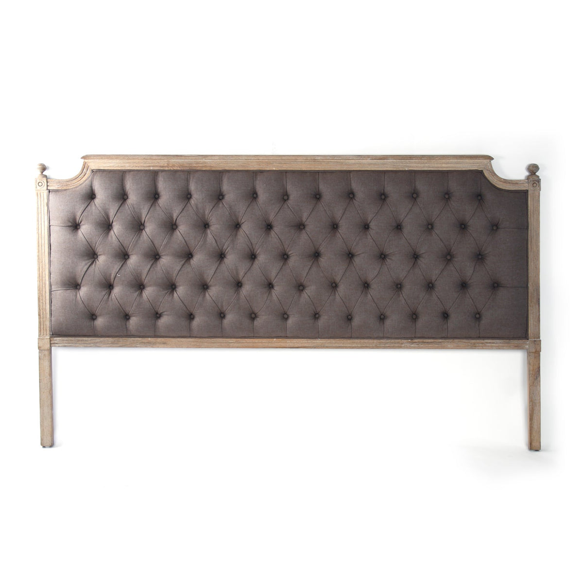 Louis tufted headboard in King, studio photo 1 of 1 on a white background