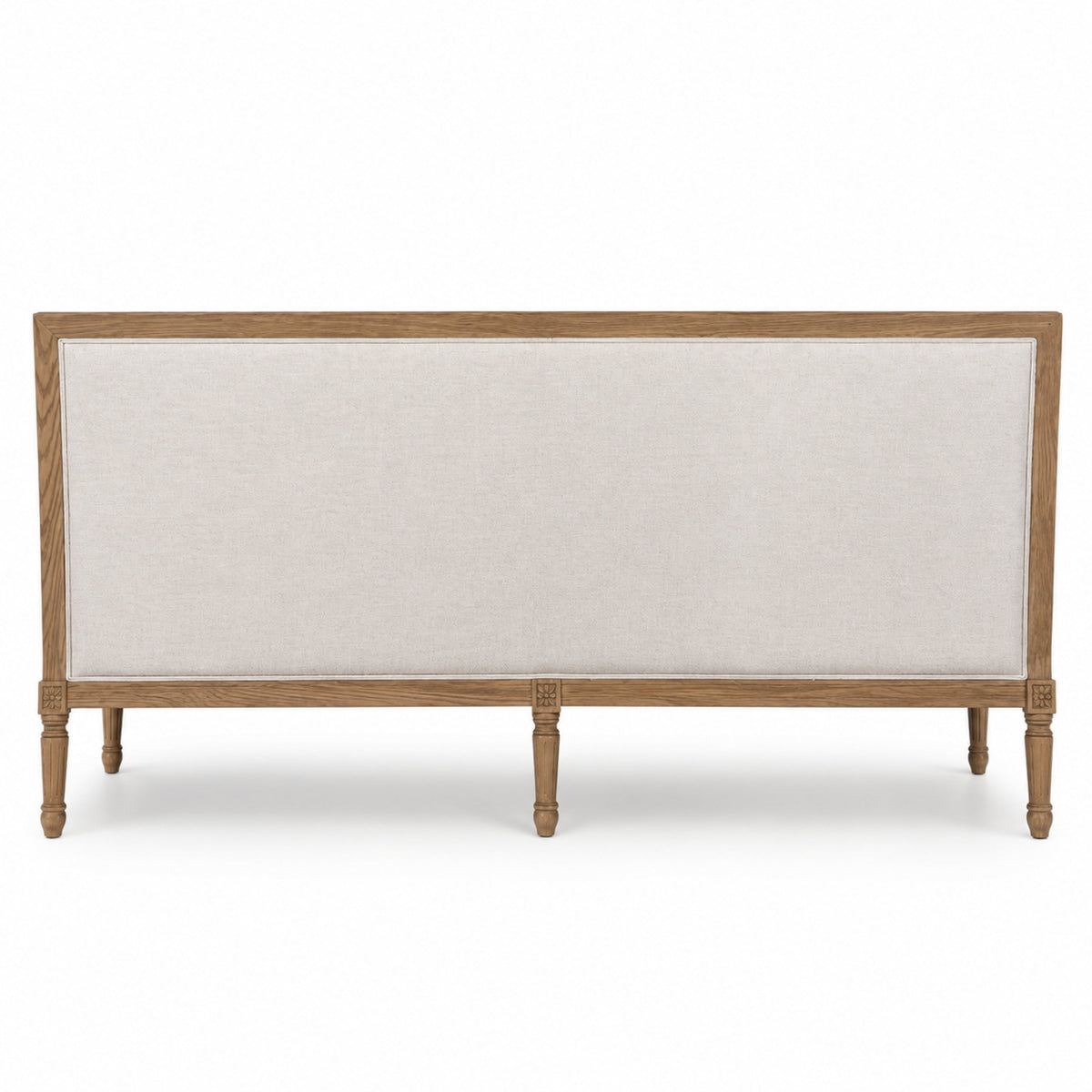 Louis Tufted-Back French Sofa, studio photo 6 of 6 on a white background