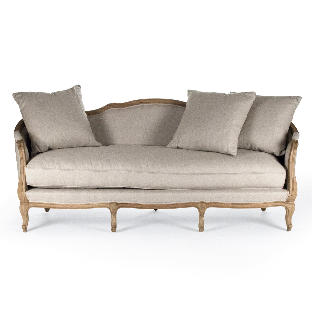 Maison French Linen Sofa, studio photo 6 of 7 on a white background
