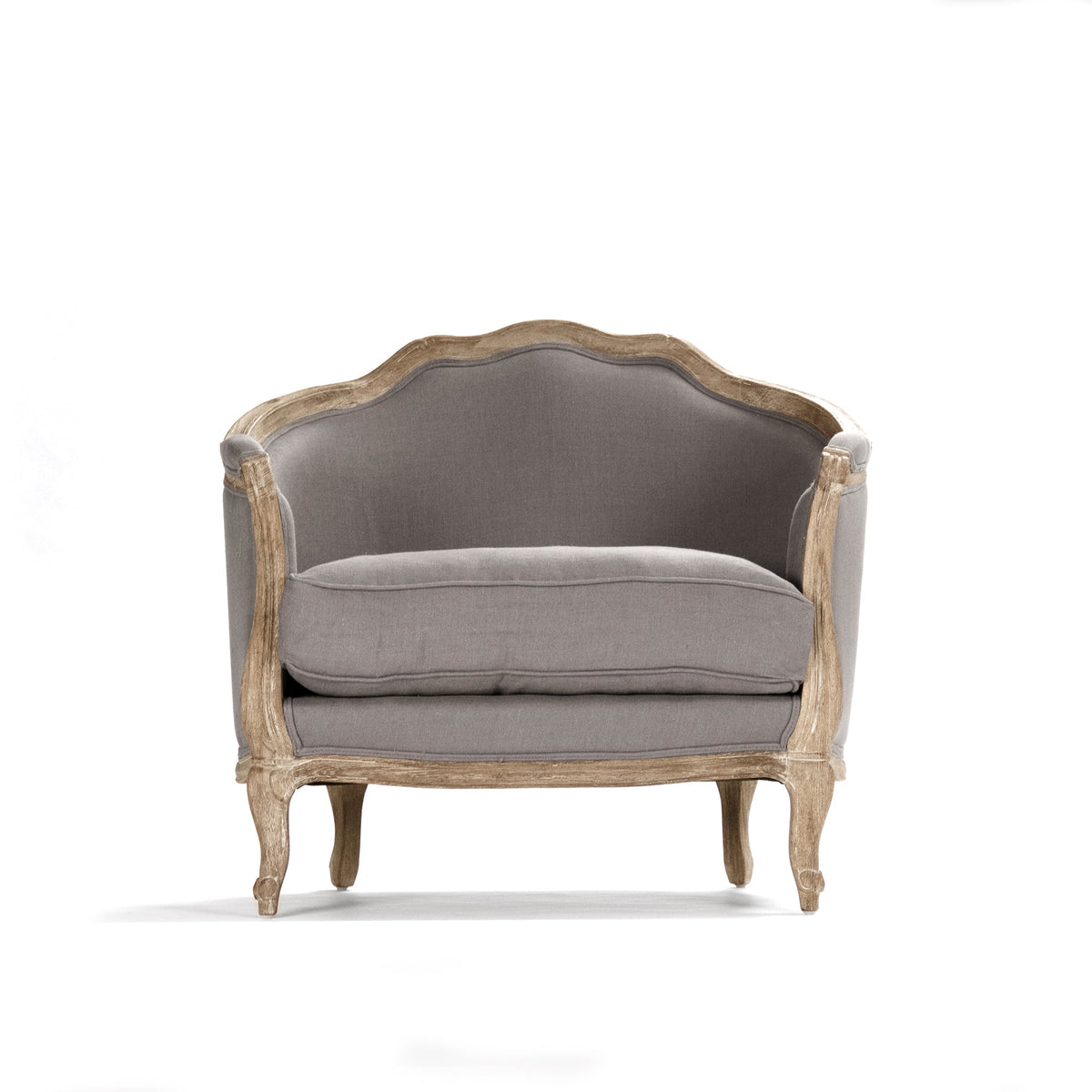 Maison French Linen Love Chair, studio photo 2 of 6 on a white background