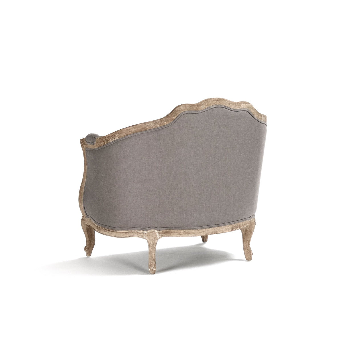 Maison French Linen Love Chair, studio photo 4 of 6 on a white background