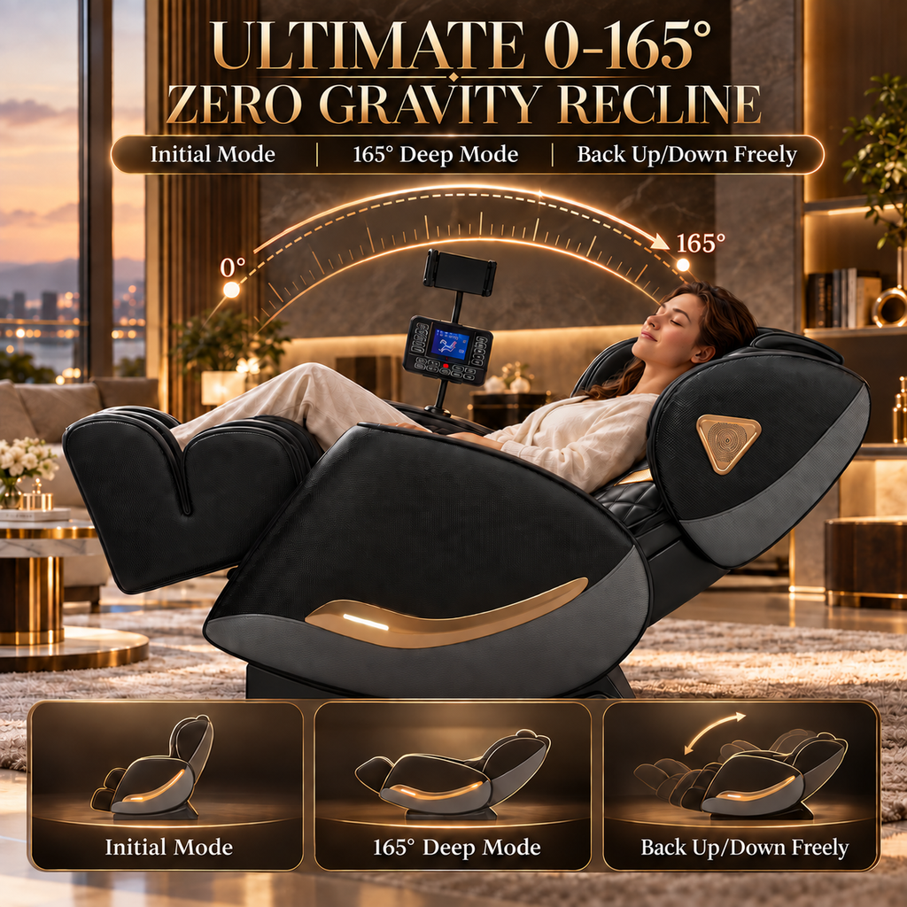Luxury Full-Body Zero Gravity Massage Chair with Heat