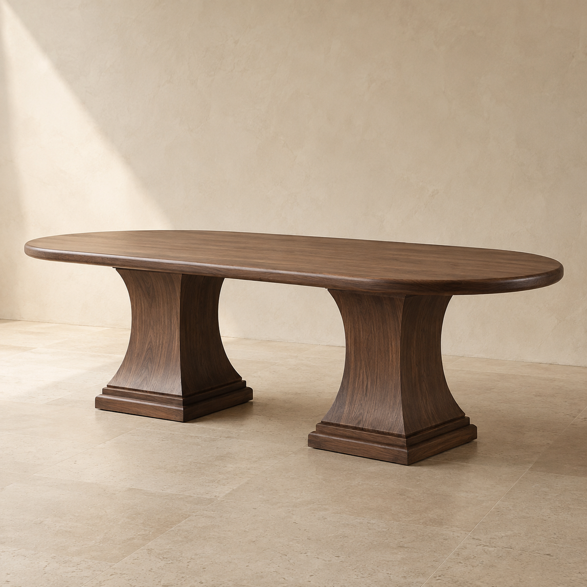 Low Tier Brown Table