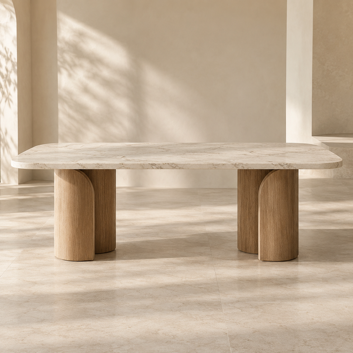 Mid Tier White Table