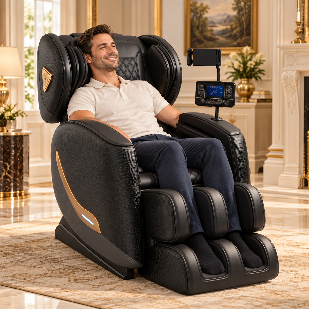 Luxury Full-Body Zero Gravity Massage Chair with Heat
