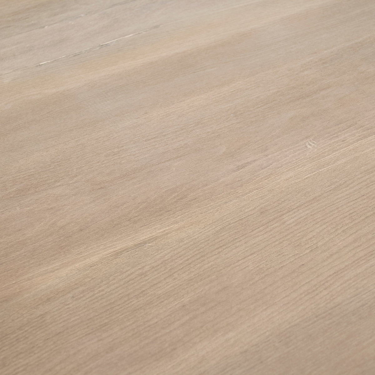 San Francisco Carved Dining Table in Natural Weathered Wood, studio photo 4 of 4, close view of the weathered wood grain